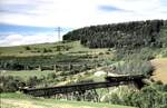 50 2988 auf einer Talbr�cke der Sauschw�nzlebahn am 23.08.1998.