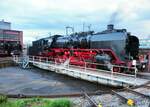 50 3501 auf der Drehscheibe in Dresden Altstadt bei der Nachtfotoparade am 15.04.2016.