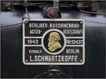 Coni'Fer    52 8163 ist eine Rekolok der Reichsbahn in der DDR und hat fernab der Heimat ihren neuen Platz gefunden, sie wurde 1943 durch die Nachfolgefirma von Schwarzkopff in Berlin gebaut mit der