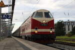 119 158-4/858230/119-158-mit-dpf-87044-bad 119 158 mit DPF 87044 Bad Doberan - Berlin-Schöneweide  bei der Ausfahrt im Rostocker Hbf.10.08.2024