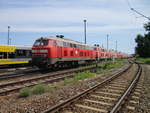 Das Ende einer Reihe abgestellter 218er im Bw Leipzig Engelsdorf machte die 218 313.Aufnahme am 03.Juni 2020.