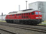 Ludmilabesuch von 233 232 in Lubmin Werbahnhof am 21.Juni 2021.
