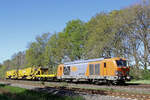 247 902-0 RTS mit einen kurzen Bauzug auf den Weg in Richtung Hamburg.