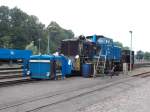 BR 251/357648/am-28juli-2014-stand-die-fast Am 28.Juli 2014 stand die fast 'nackte' 251 901-5 in Putbus.