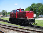 251 901 f�hrt,in Putbus,am 27.Mai 2026,als Schlu�lok an den Zug nach Lauterbach Mole.