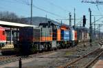 275 805-0 im Schlepp von 203 214-2 am 12.03.2014