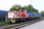 evb 263 011-5 und evb 266 001-8 am 03.10.2026 in Bremerv�rde // EVB - Betriebshof.