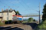 212 279-4 ex DB V 100 2279 der Eisenbahngesellschaft Potsdam GmbH als Lz in Vietznitz Richtung Friesack(Mark) unterwegs. Bei der Vorbeifahrt roch es nach Imbissbude, der Grund dafr ist sie wurde 2005 auf Betrieb mit Pflanzenl umgerstet. 27.07.2011