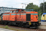 298 135-5 hatte am 30.07.2016 in Buchholz (Nordheide) Bauzugdienst.
