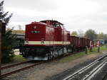 v100-ost-west/867900/press-112-753-mit-dre-es PRESS 112 753 mit dre Es Wagen,am 01.November 2024,in Putbus.