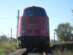 228 757 der Erfurter Bahnservice GmbH stand am 15.10.2011 in Stendal.