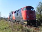 228 757 der Erfurter Bahnservice GmbH stand am 15.10.2011 in Stendal.
