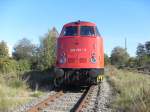 228 757 der Erfurter Bahnservice GmbH stand am 15.10.2011 in Stendal.