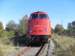 228 757 der Erfurter Bahnservice GmbH stand am 15.10.2011 in Stendal.