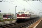 118 757-4 mit SDZ von Erfurt nach Berlin durch Vieselbach am 19.04.2014