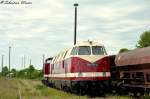 118 757-4 abgestellt mit V 100 in Arnstadt am 17.05.2014