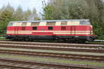 228 321-6 stand am Mittag des 25.10.2020 wieder anders in Rostock-Bramow
