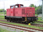 V60/855717/bprm-346-975-nach-mukranbeim-zwischenhaltam BPRM 346 975 nach Mukran,beim Zwischenhalt,am 24.Juli 2024,in Bergen/Rügen.