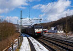 Die an die SBB Cargo International AG vermietete MRCE Dispolok ES 64 F4 - 091 bzw.