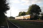 218 477 mit Messzug in Pechbrunn auf dem Weg nach Weiden/Grafenwöhr.