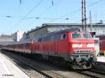 218 488-5 hat Mnchen HBF mit einer RB erreicht.