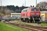 218 415-8 am Tag der offenen Tür im Bw Kempten am 22.04.2023.