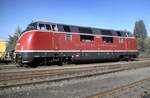 V 200 002 beim Jubiläum 100 Jahre DB Museum Nürnberg am 16.10.1999.