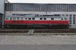 Seitenblick auf 232 401 ins Bw von Seddin während der Tag der Schiene am 17 September 2022.
