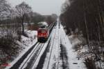 232 618-9 mit Langschienenzug hinter Waldershof.