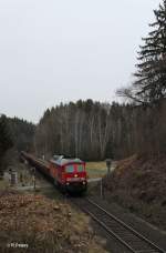 232 618-9 mit Langschienenzug bei Elisenfels.