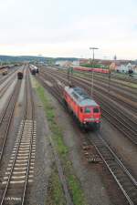 232 609-8 beim Umsetzen in Schwandorf.