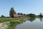 232 252-7 mit dem Skodaautozug 47393 NNR XTCH - Nrnberg bei Wiesau.