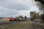 232 359-0 zieht den Frankenwald Umleiter EZ51744 Nürnberg - Leipzig Engelsdorf durch Pechbrunn.