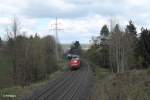 232 359-0 zieht bei Ritlasreuth den Frankenwald Umleiter 51651 Leipzig - Engelsdorf - Nürnberg.