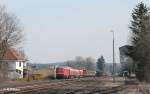 232 469-7 mit dem 51723 NNR - LLE Frankenwaldumleiter in Pechbrunn.