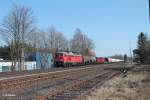 232 330-1 mit dem Frankenwald-Umleiter 51722 Nrnberg - Leipzig Engelsdorf in Pechbrunn.