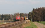 232 703-9 zieht bei Oberteich den 51717 Nürnberg - Leipzig Engelsdorf Frankenwald Umleiter.