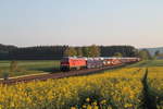 232 609 zieht den EZ 51617 von Zwickau nach Nürnberg bei Neudes/Marktleuthen.