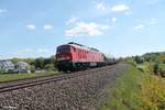 232 093-5 mit dem EZ 51716 Nürnberg - Senftenberg beim verlassen von Pechbrunn in Richtung Hof.