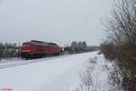 232 469 mit dem M 49334 nach Vilseck bei Schönfeld kurz vor Wiesau/Oberpfalz.