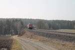 232 428 mit dem EZ 51716 Nürnberg - Senftenberg bei Neudes.