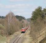 232 569 mit den 45392 Langschienen nach NNR in Seuen.