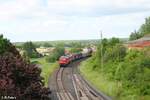 232 703 und 232 609 mit dem EZ 51716 NNR - Senftenberg bei der Einfahrt in Wiesau.