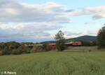 232 209 mit dem R1375 VSO Prag - Paris bei Seußen. 08.10.22