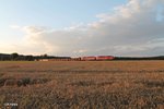 233 306 + 233 322 ziehen mit dem 45366 XTCH - NNR bei Oberteich vorbei.