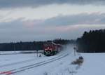 233 176 und 155 219 mit dem 51724 NNR - LE bei Oberteich.