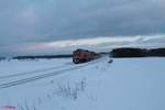 233 176 und 155 219 mit dem 51724 NNR - LE bei Oberteich.