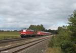  Heute hatte 233 698-0 die Ehre den seit Tagen in Marktredwitz verweilenden München-Nürnberg Express zu Überführen.