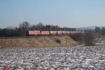 233 217 zieht den EZ716 Nrnberg - Zwickau samt 185 074 bei Pechbrunn.