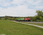 294 598-8 mit der Übergabe nach Neumarkt/Oberpfalz bei Pölling. 28.04.24